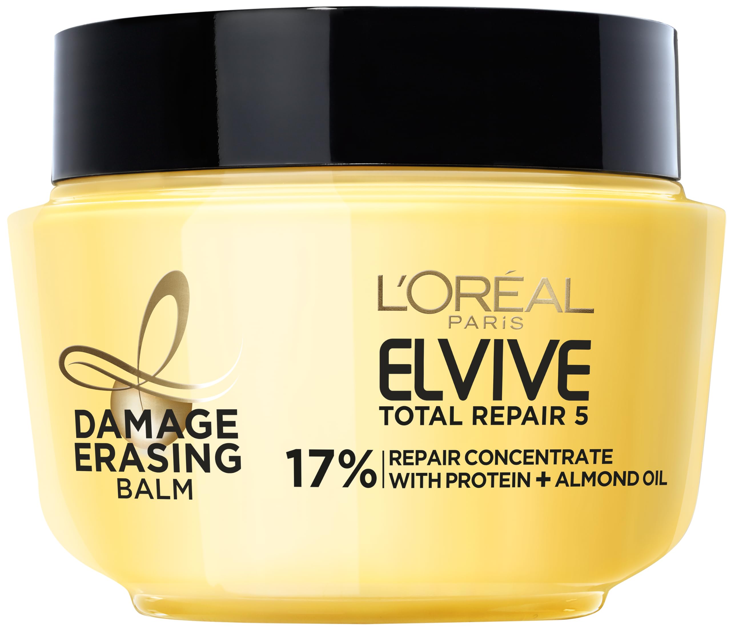 L'Oreal Paris Elvive Total Repair 5 Damage-Erasing Balm with Almond and Protein, 8.5 Ounce (Packaging May Vary)