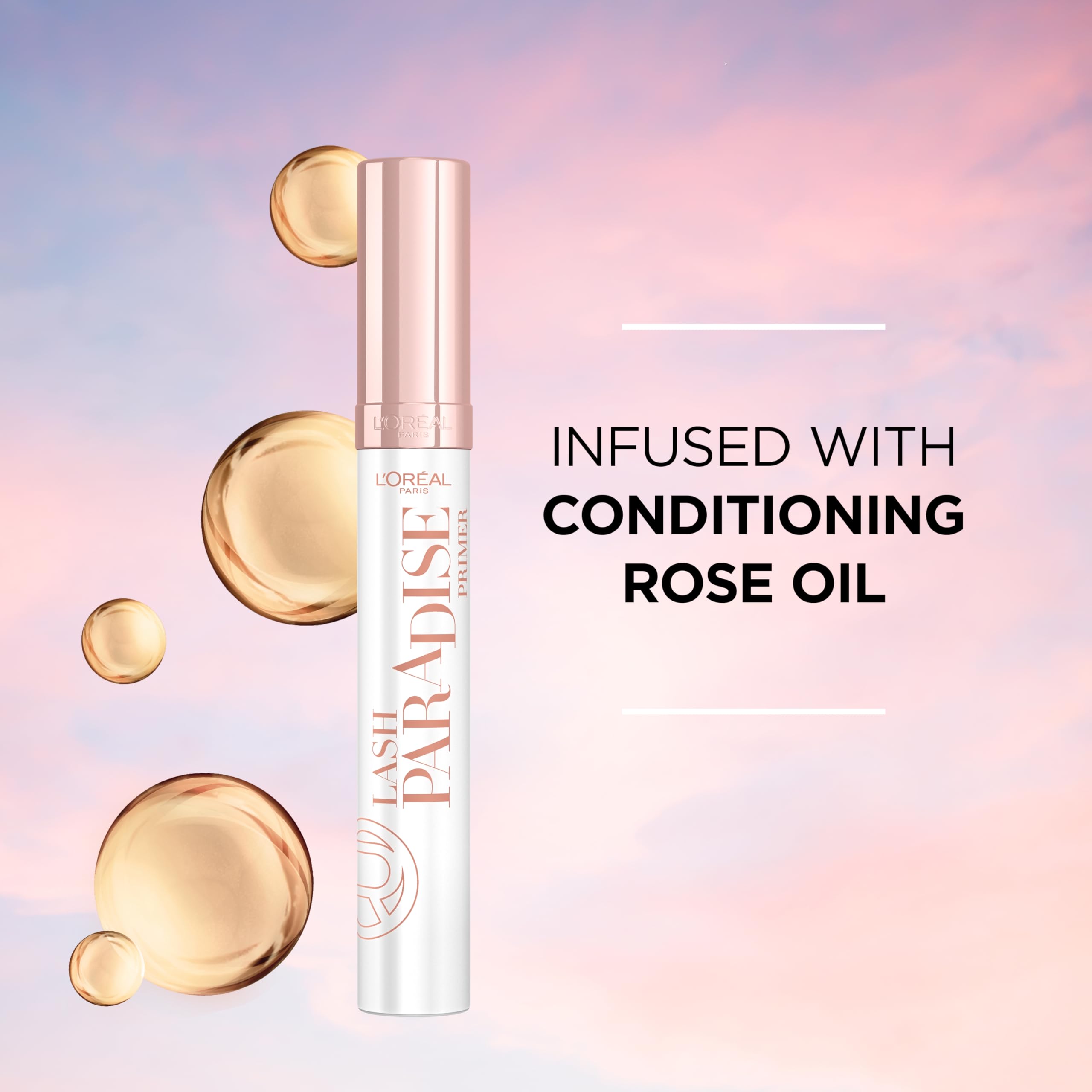 L'Oreal Paris Lash Paradise Mascara & Primer Bundle - Blackest Black & Millennial Pink, Pack of 2