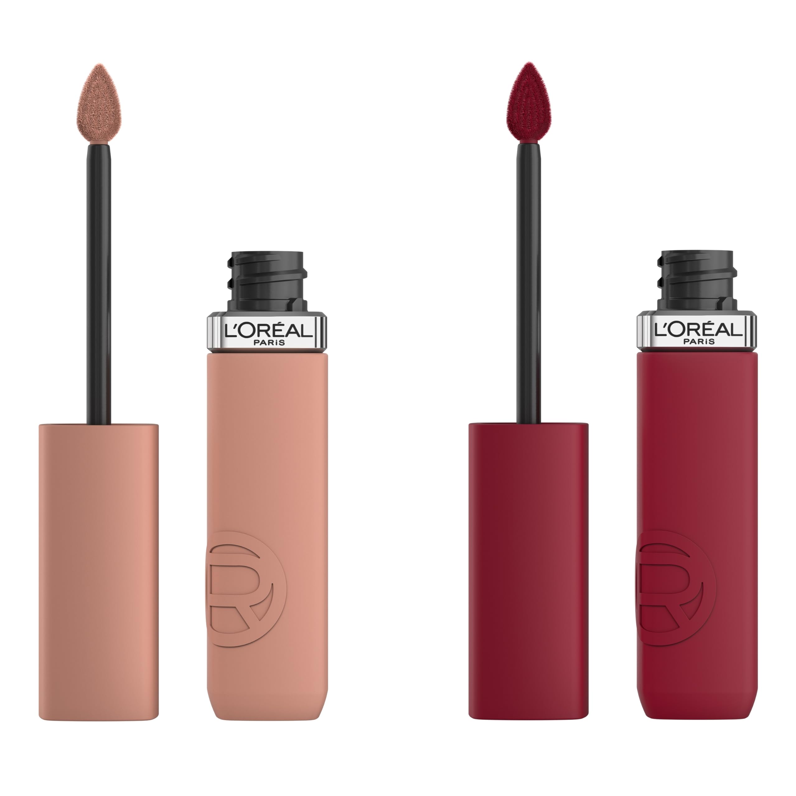 L’Oréal Paris Infallible Matte Resistance Liquid Lipstick Bundle, Breakfast In Bed & Wine Not, Pack of 2