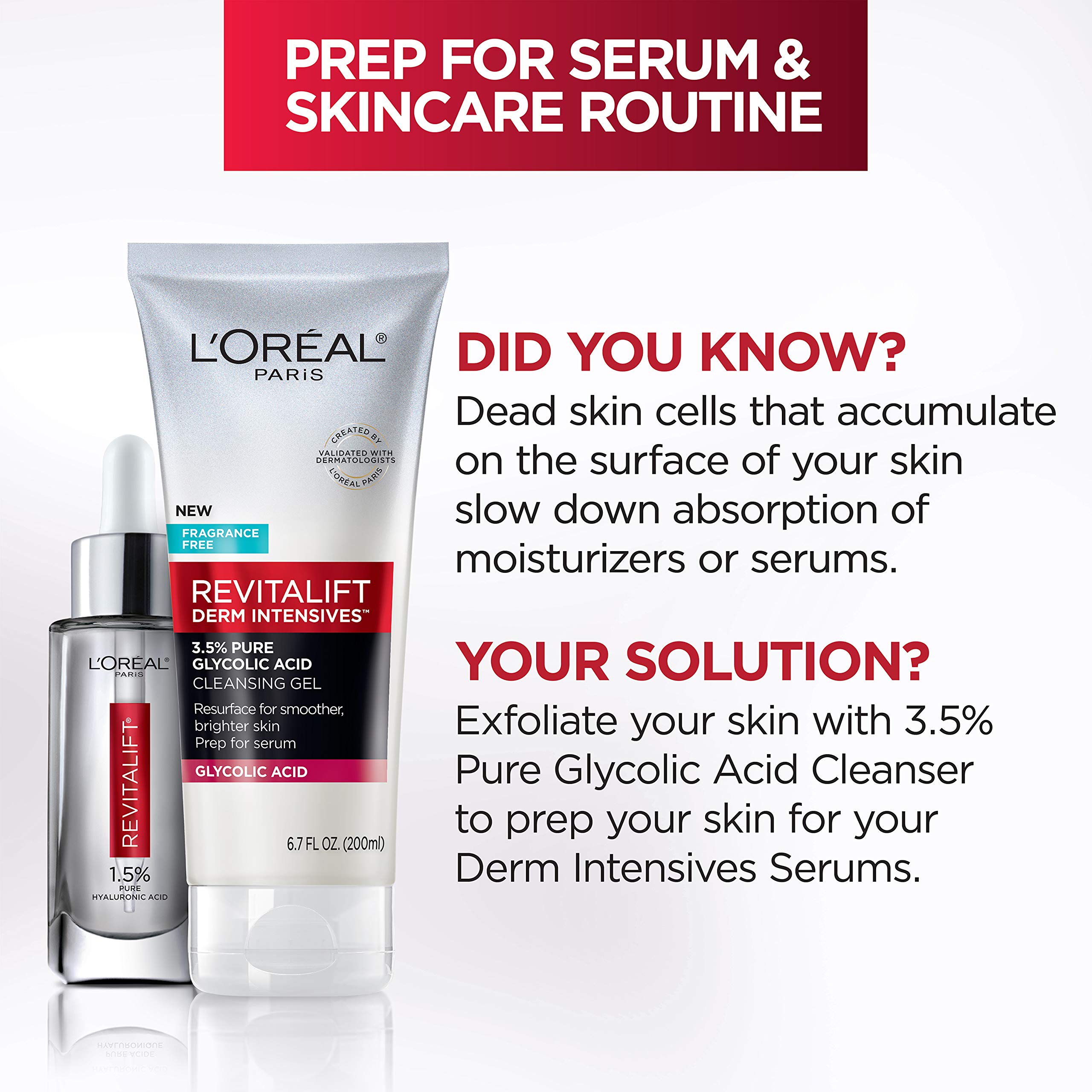 4186-l-oreal-paris-revitalift-3.5-pure-glycolic-acid-brightening-cleansing-gel-wth-salicylic-acid-6.7-fl-oz-6.jpg L'Oreal Paris Revitalift 3.5% Pure Glycolic Acid Brightening Cleansing Gel wth Salicylic Acid 6.7 fl oz
