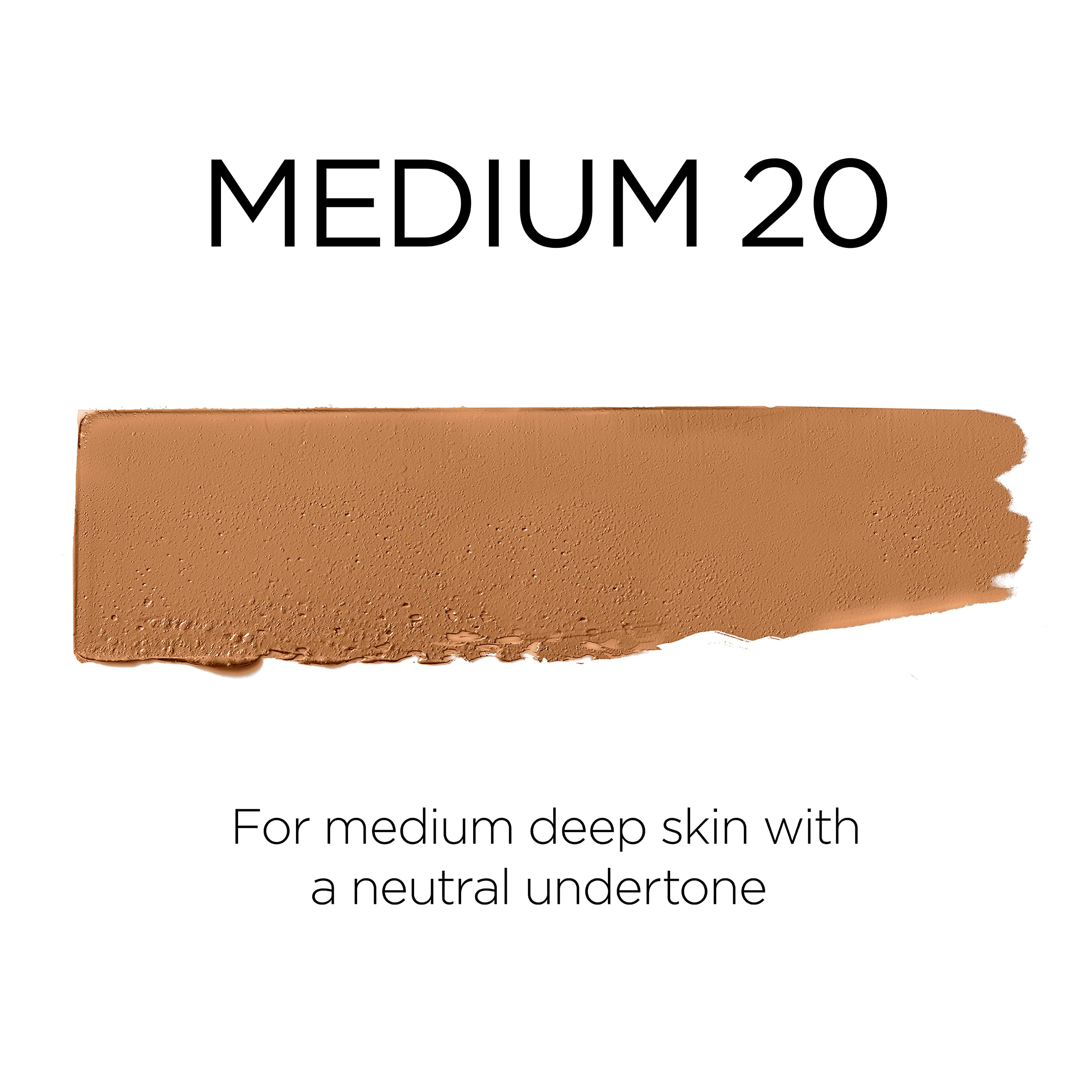 L'Oreal Paris Age Perfect 4-in-1 Tinted Face Balm Foundation with Firming Serum, Medium 20, 0.61 Ounce