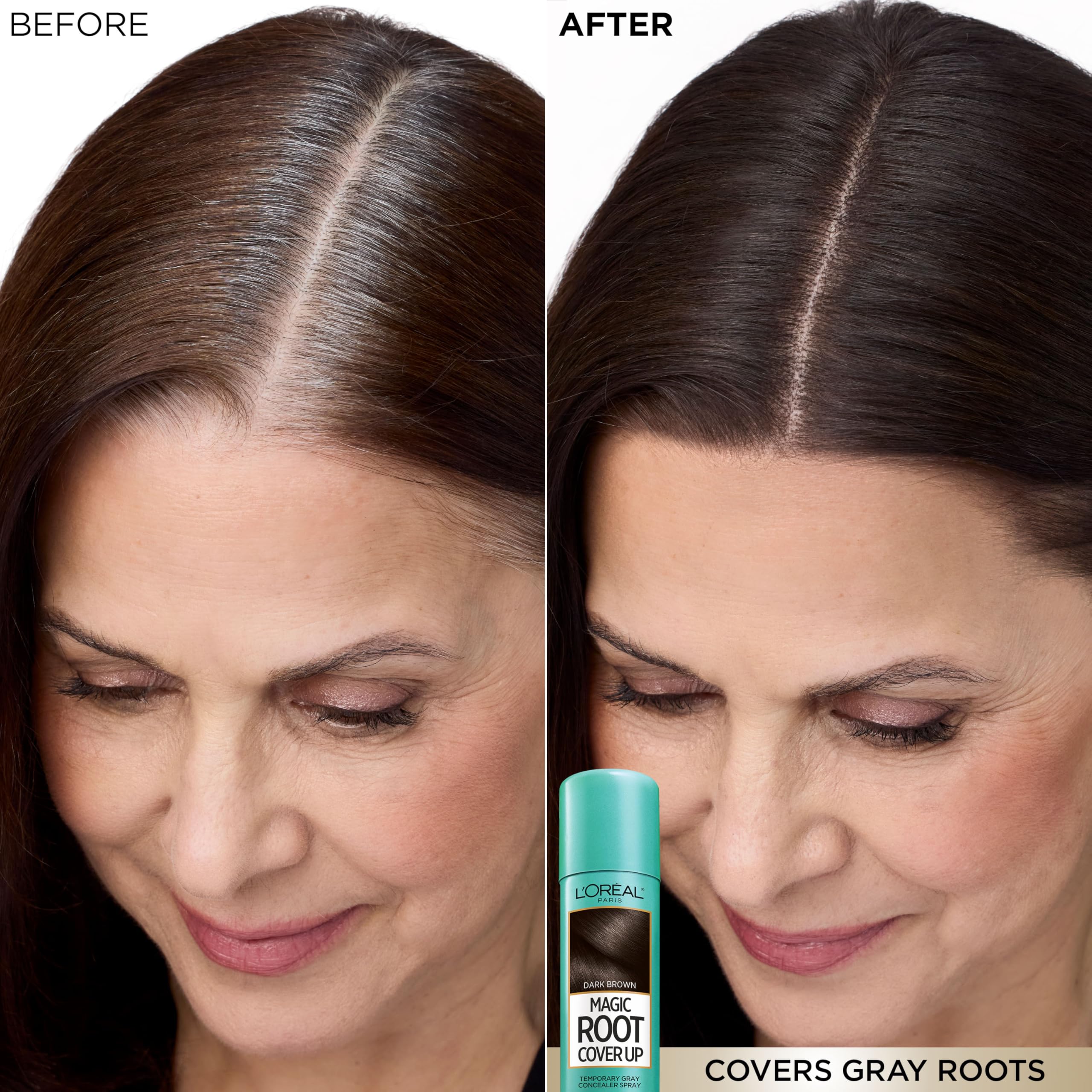 667-l-oreal-paris-root-cover-up-temporary-gray-concealer-spray-dark-brown-2-oz-pack-of-2-packaging-may-vary-4.jpg L'Oreal Paris Root Cover Up Temporary Gray Concealer Spray Dark Brown 2 Oz (Pack of 2) (Packaging May Vary)